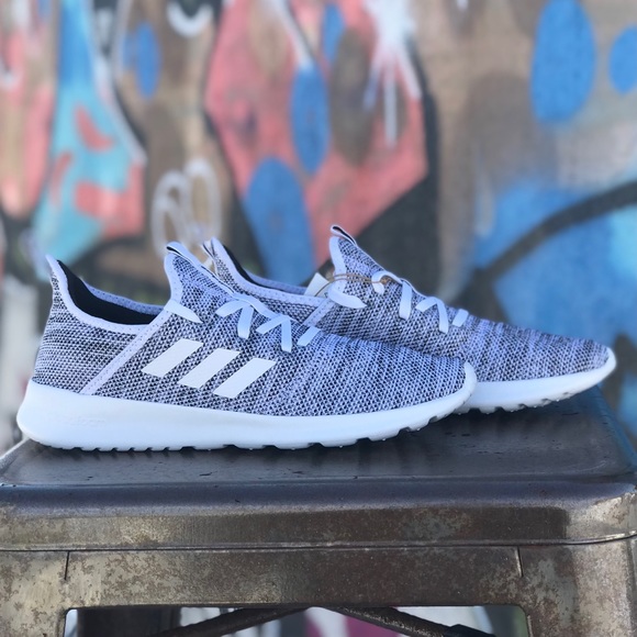 W Cloudfoam Pure White Comfortable Knit Sneakers - Picture 8 of 12